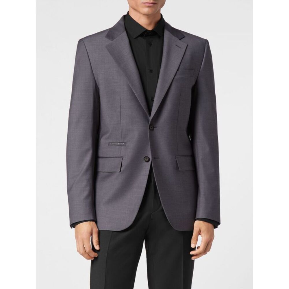 Philipp Plein Jacket Men Grey
